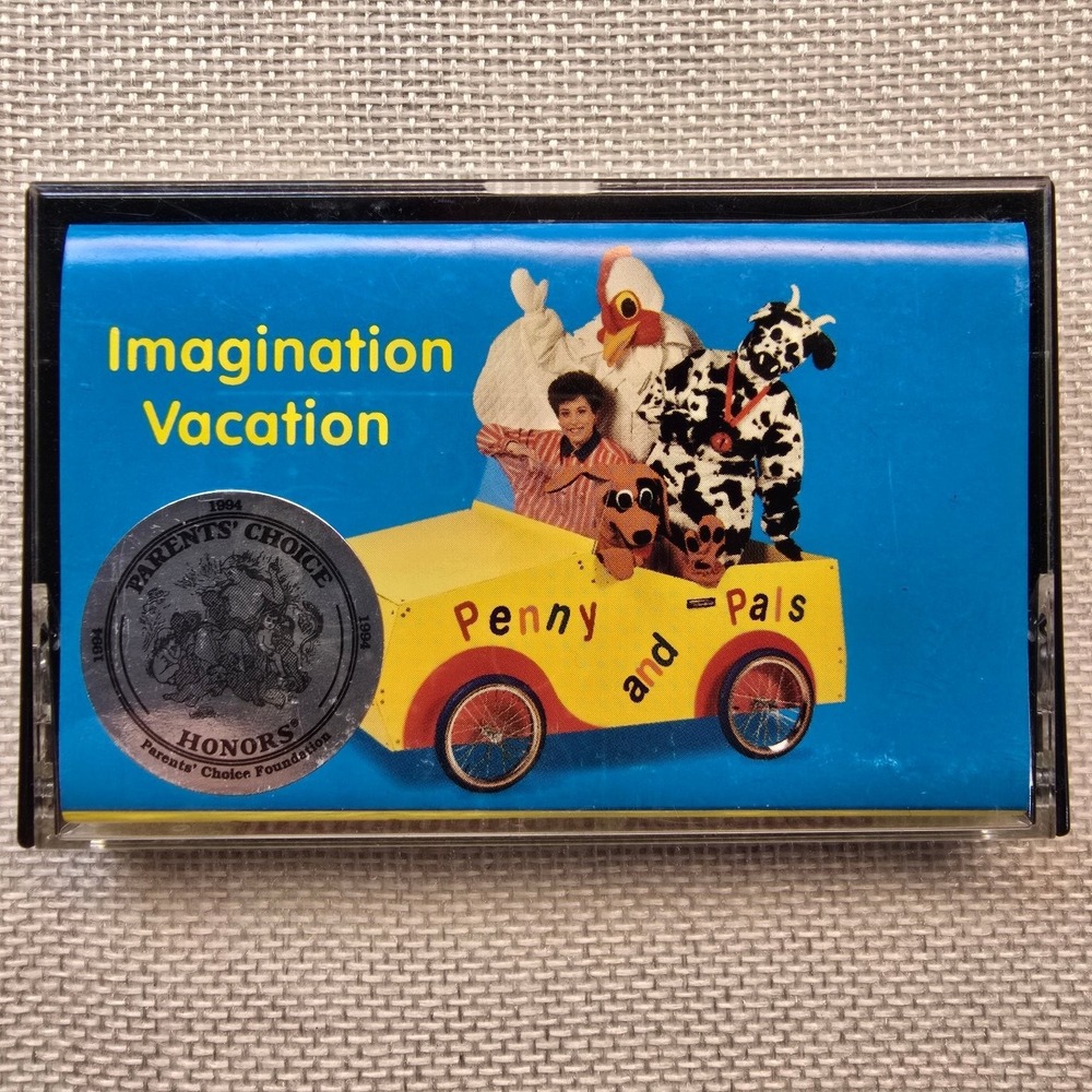 Penny and Pals Imagination Vacation Cassette 1994 Children's Kids Music RARE‎